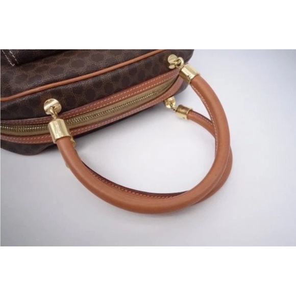 Celine Brown and Tan Satchel - Picture 5 of 10